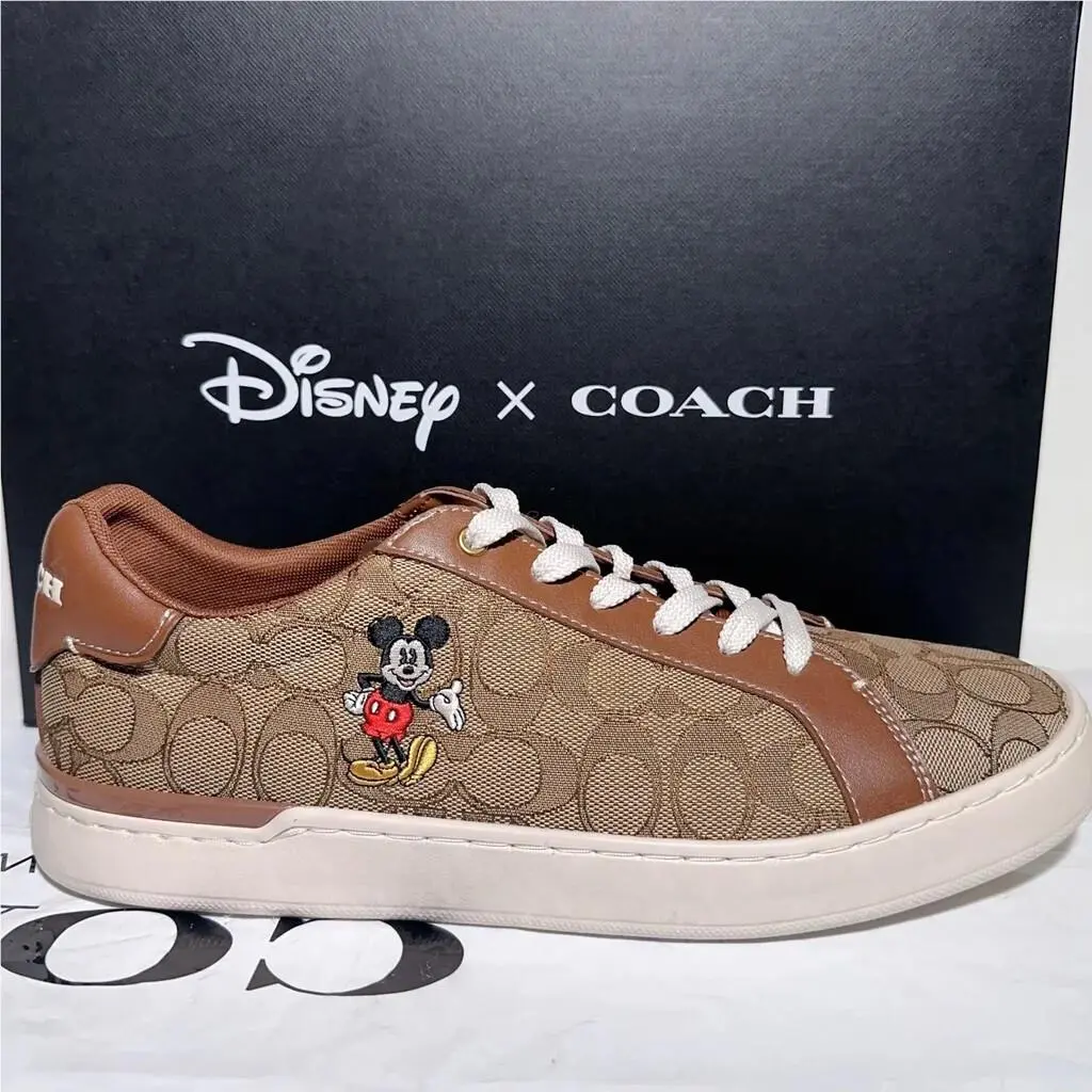 Disney X Coach Clip Low Top Sneaker with Mickey Mouse CN982