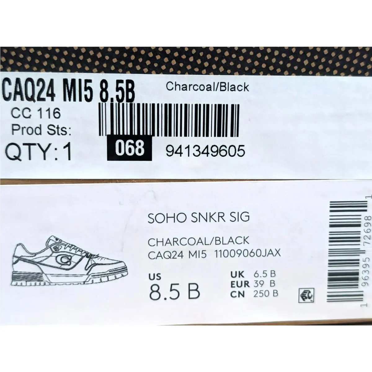 Coach shoes - Coach SOHO - SOHO - CAQ24 - Charcoal/Black 20
