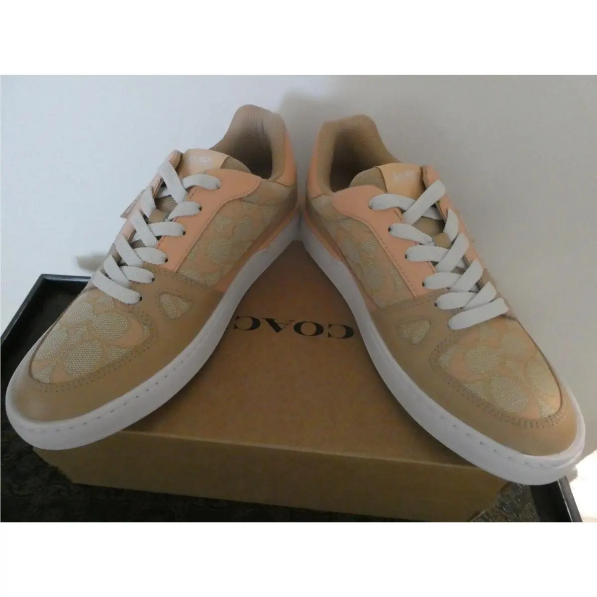 Coach shoes - Coach Clip Signature Court Low Top - Pink 8
