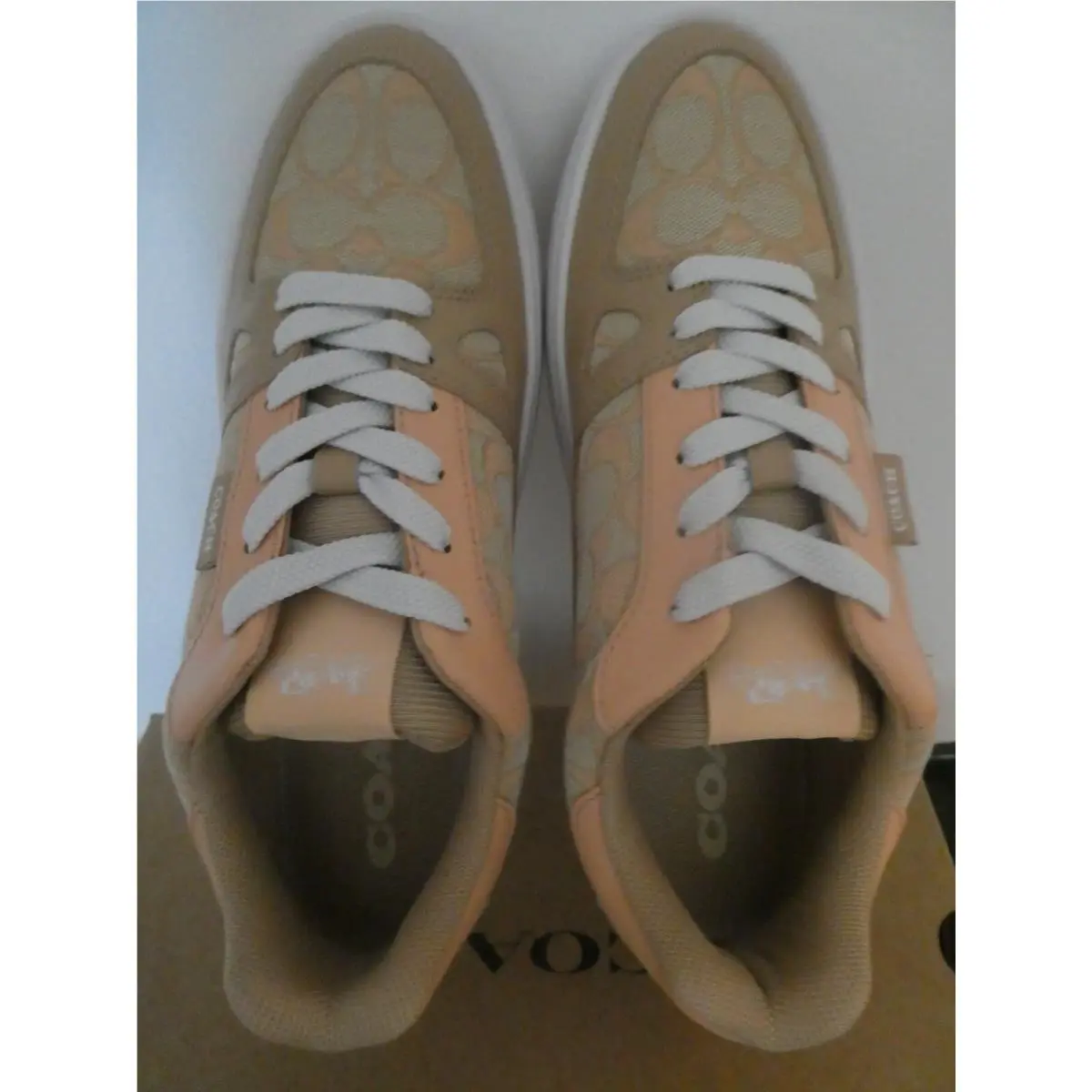 Coach shoes - Coach Clip Signature Court Low Top - Pink 9