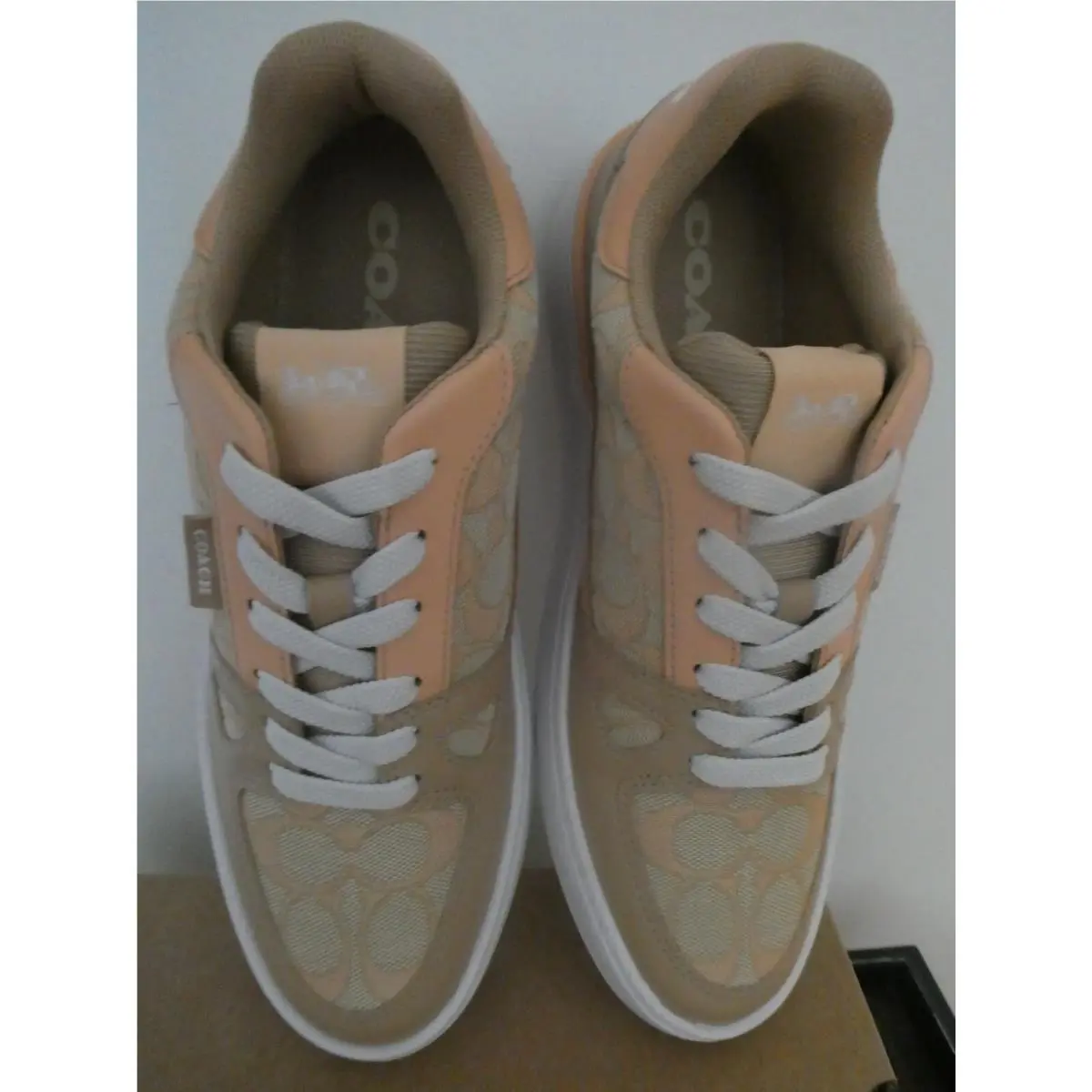 Coach shoes - Coach Clip Signature Court Low Top - Pink 10
