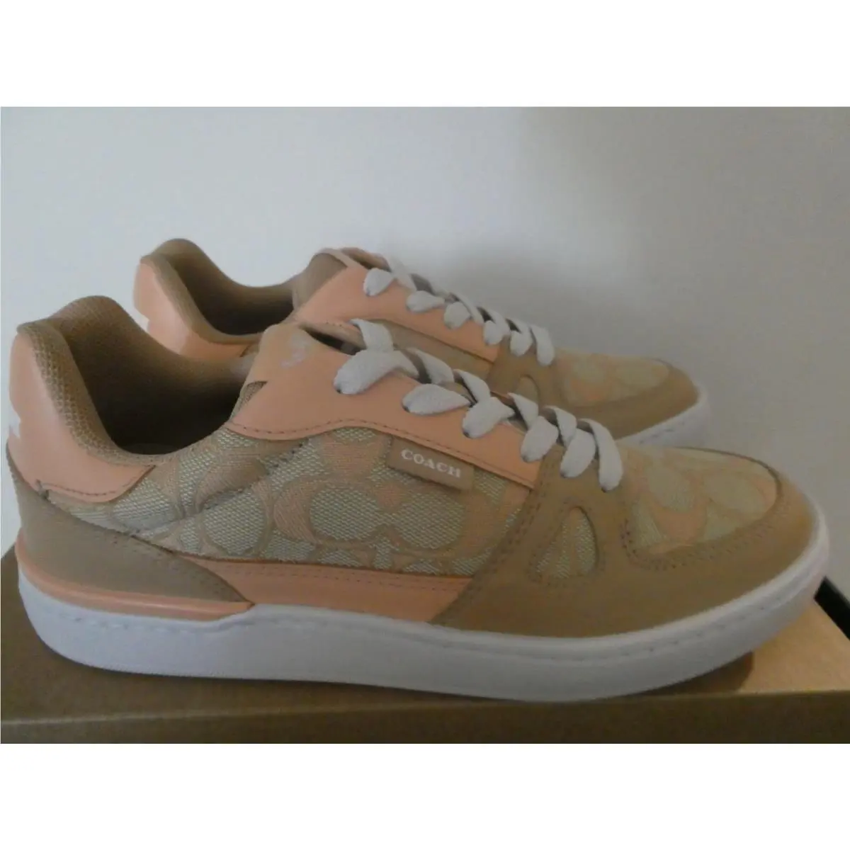 Coach shoes - Coach Clip Signature Court Low Top - Pink 6