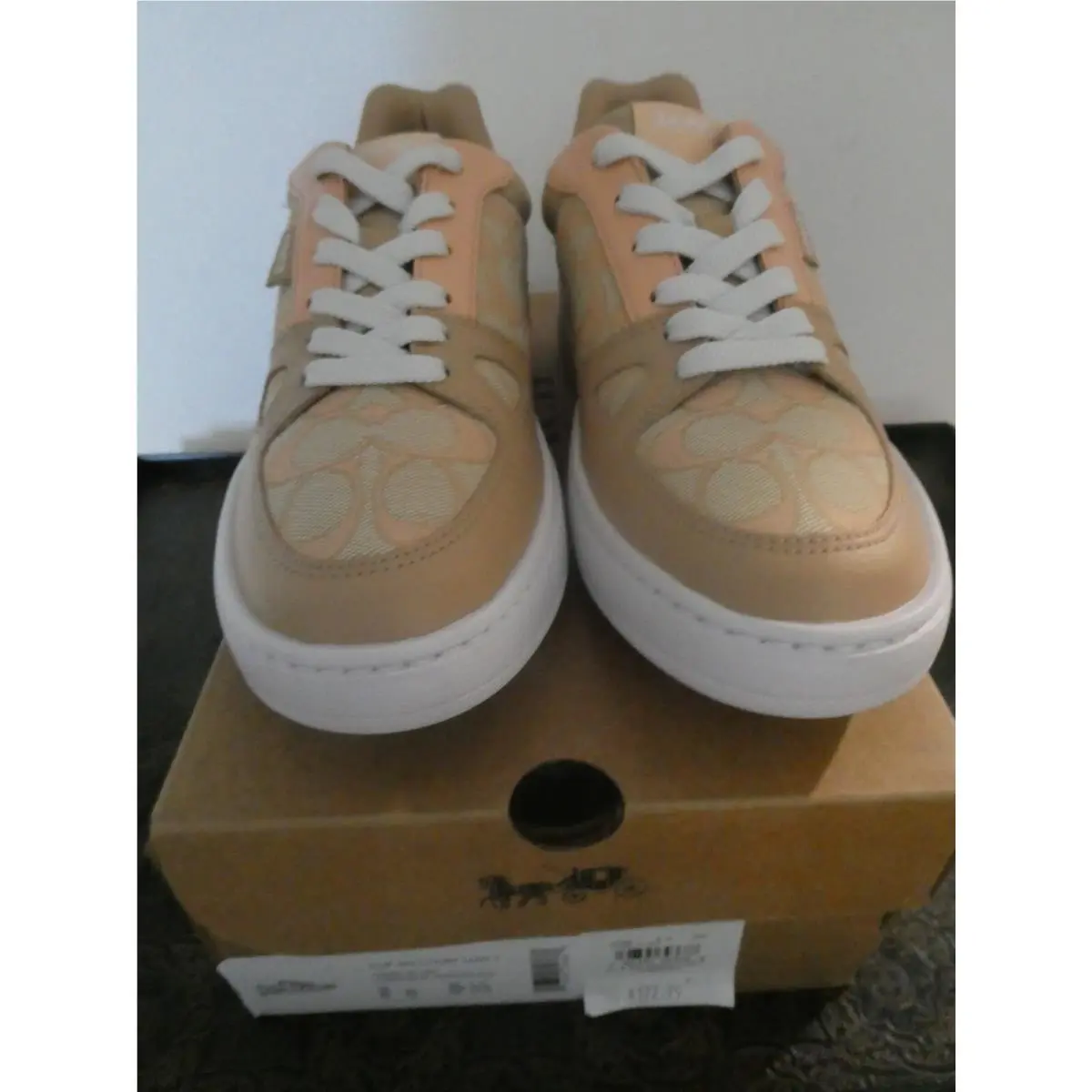 Coach shoes - Coach Clip Signature Court Low Top - Pink 17