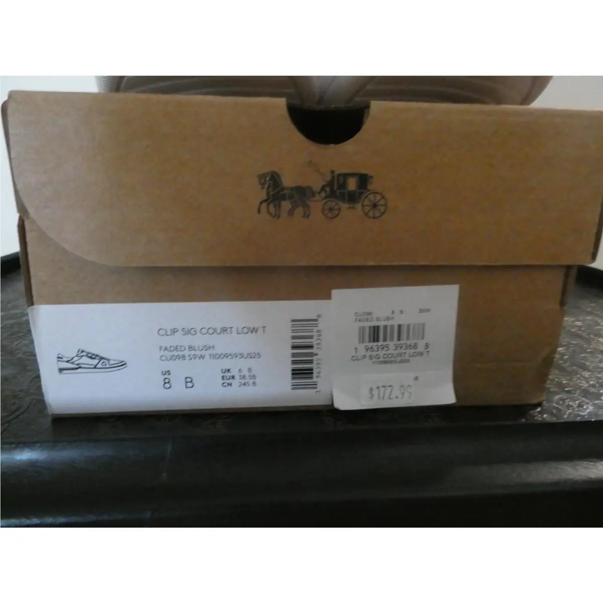 Coach shoes - Coach Clip Signature Court Low Top - Pink 19