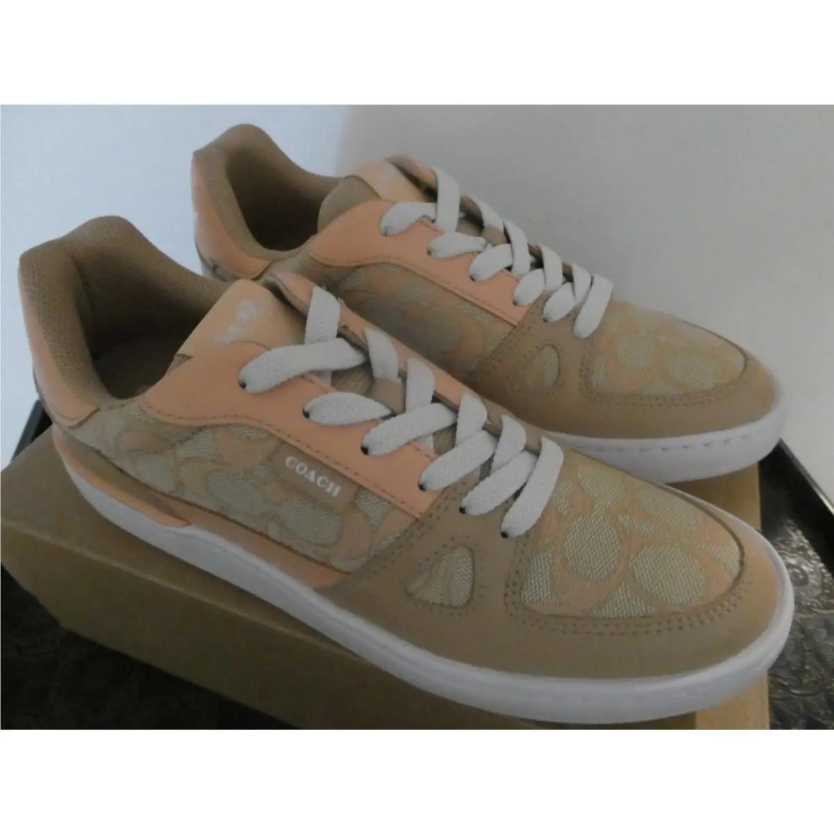 Coach shoes - Coach Clip Signature Court Low Top - Pink 20