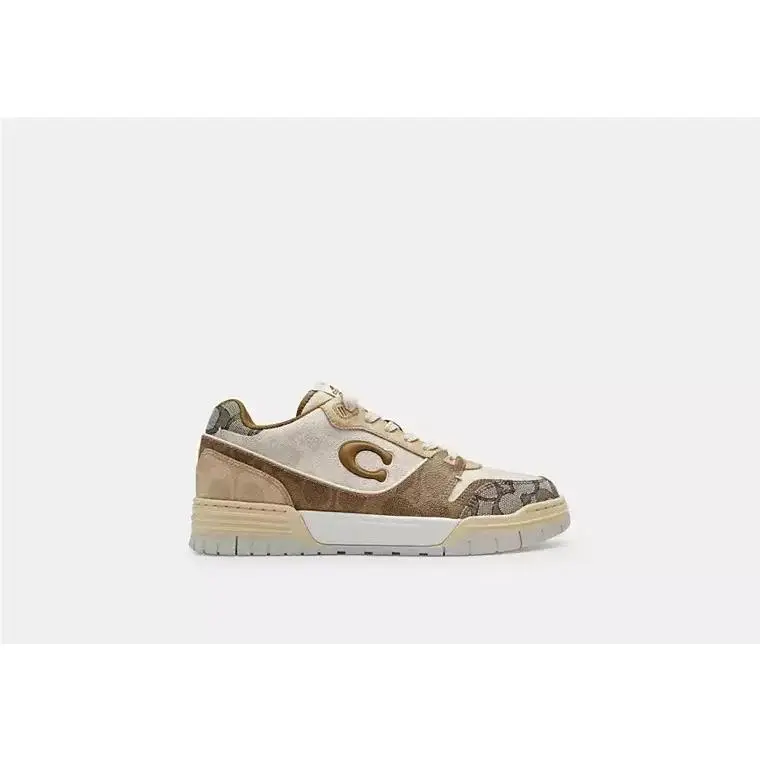 Coach Women Soho Leather Low Top Sneaker In Signature Design