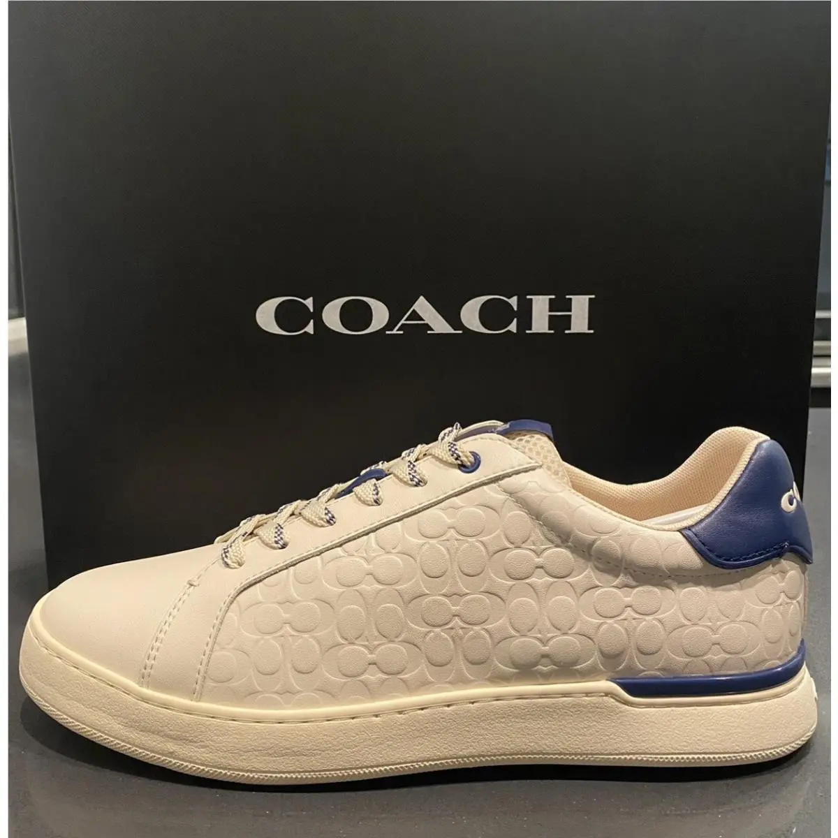 Coach shoes - CLP Embossed - CLP Embossed - Chalk/Admiral QD3 4