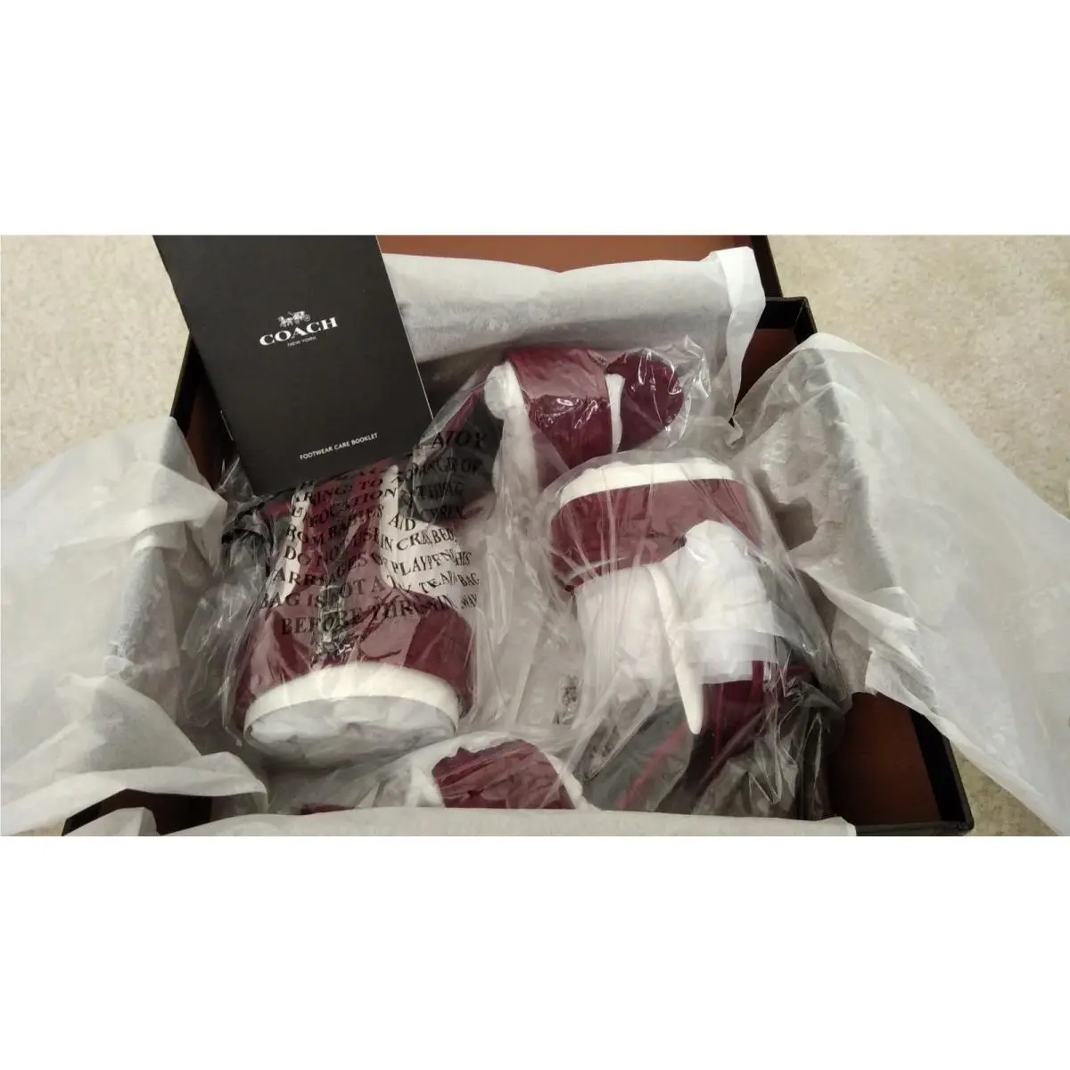 Coach shoes - red 7