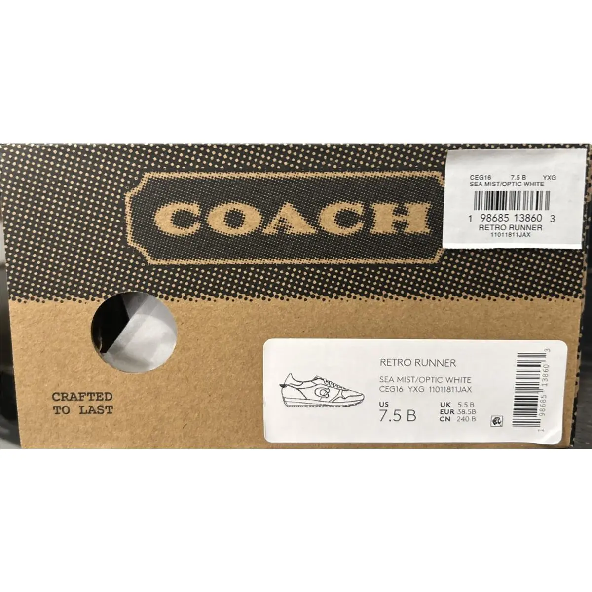 Coach shoes - COACH Retro Runner Sneaker - Retro Runner Sneaker - CEG16 - Green (UPC: 198685138603) 7