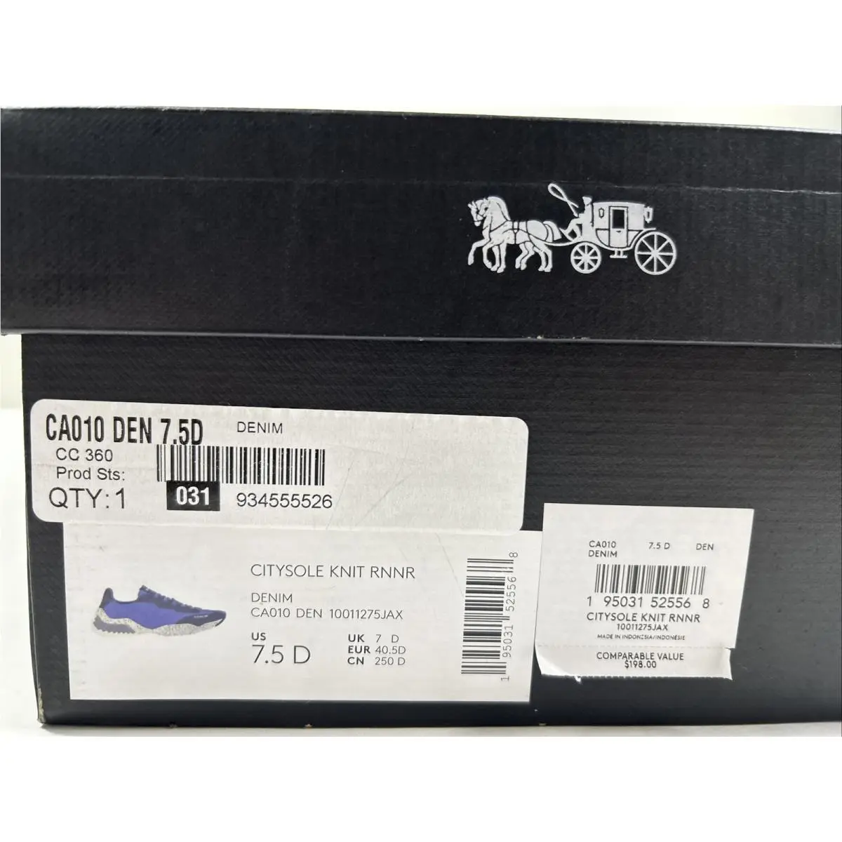 Coach shoes - CA010 - CA010 - Blue (UPC: 195031525568) 6