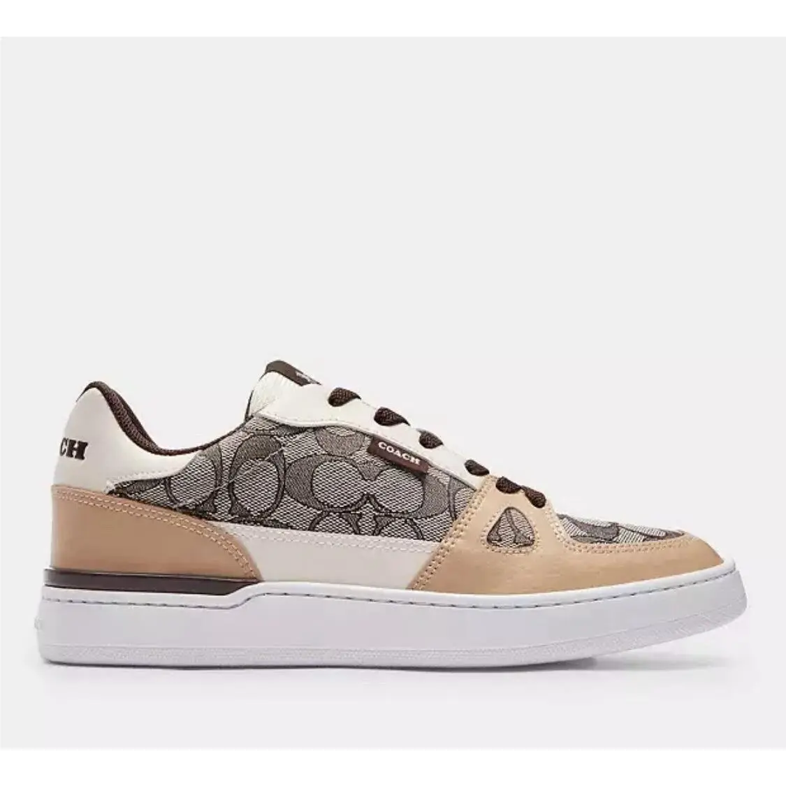 Coach shoes - Coach Clip Signature Court Low Top - CU478 - Maple (UPC: 0196395391615) 0