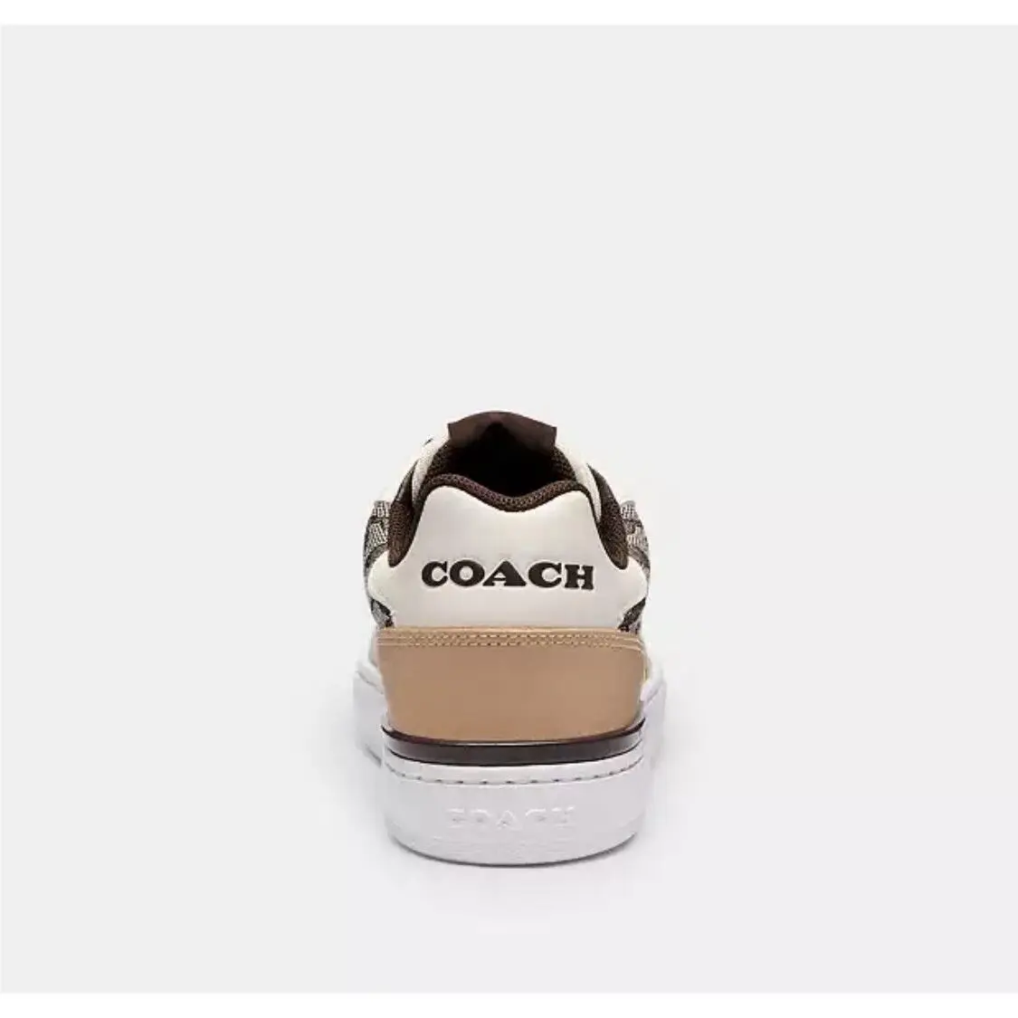 Coach shoes - Coach Clip Signature Court Low Top - CU478 - Maple (UPC: 0196395391615) 2