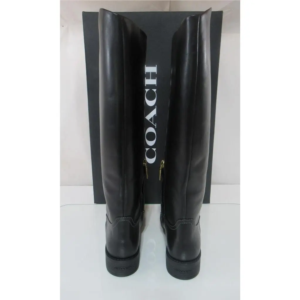 Coach shoes - Coach Park Leather Tall Boot - CCH75 - Black (UPC: 196395982561) 7