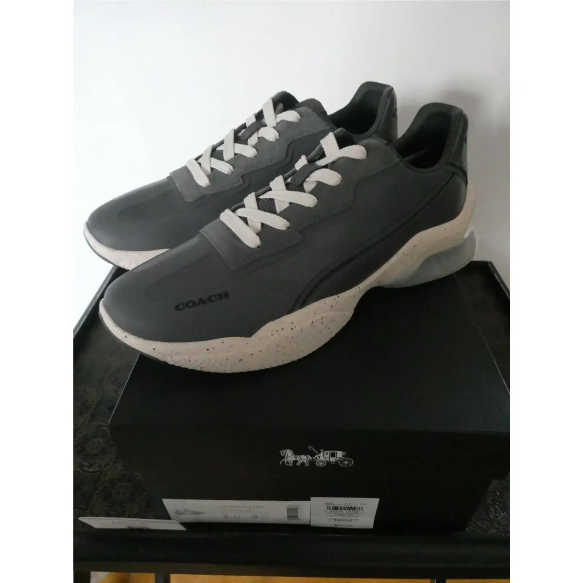 Coach Citysole Runner Men’s Sneakers Gray Size 8D CP791