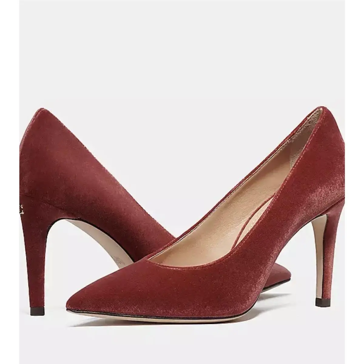 Coach shoes - Coach Skyler Velvet - Skyler Velvet - CE835 - Cherry (UPC: 0195031707803) 3