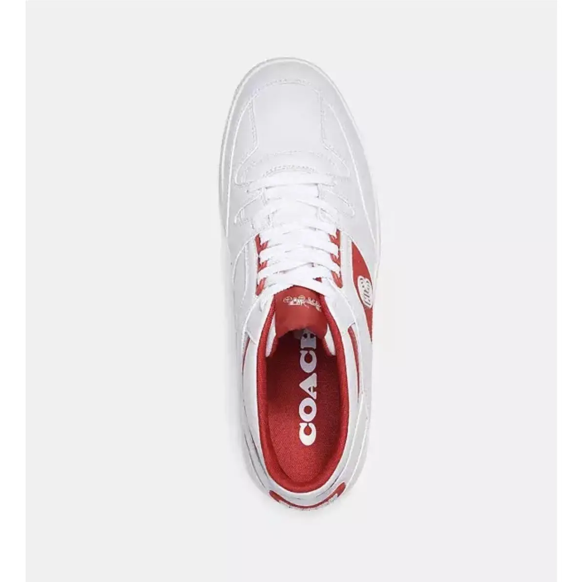 Coach shoes - CI082 - CI082 - Optic White/Bright Cardinal (UPC: 0195031843006) 0