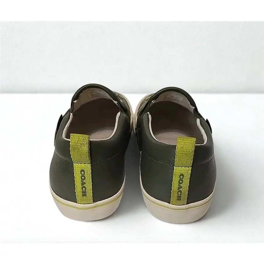 Coach shoes - Coach Printed Pebble Skate Sneaker - CA283 - Green, Manufacturer: Army Green (UPC: 0195031522499) 2
