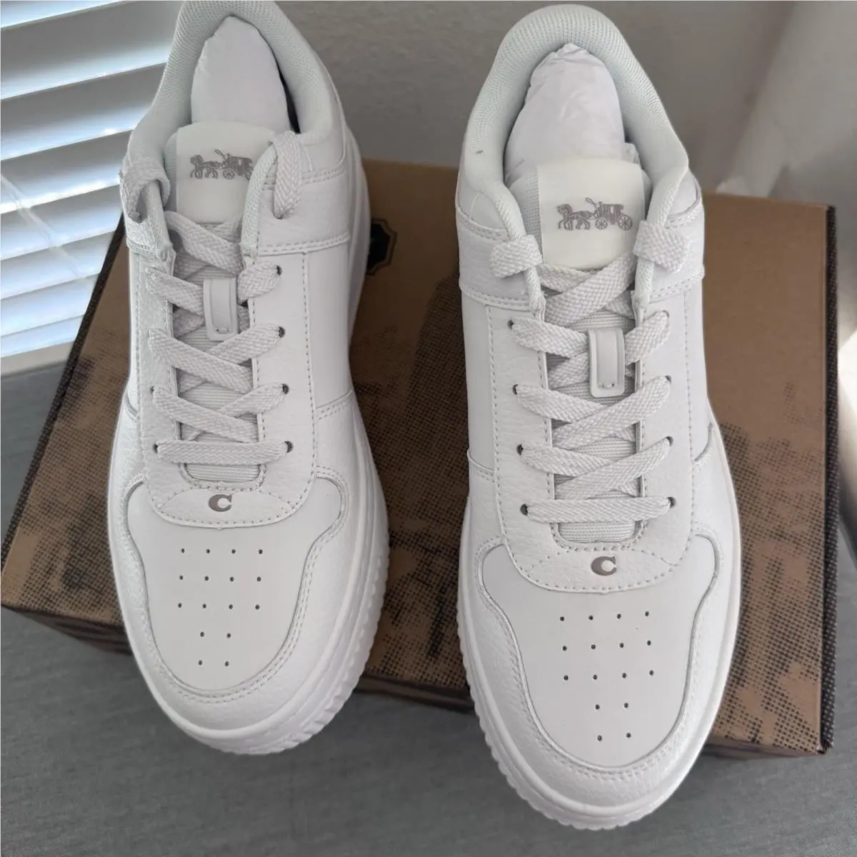 Coach shoes - Coach Platform Sneaker - Platform Sneaker - CCN52 - Optic White (UPC: 196395933839) 9