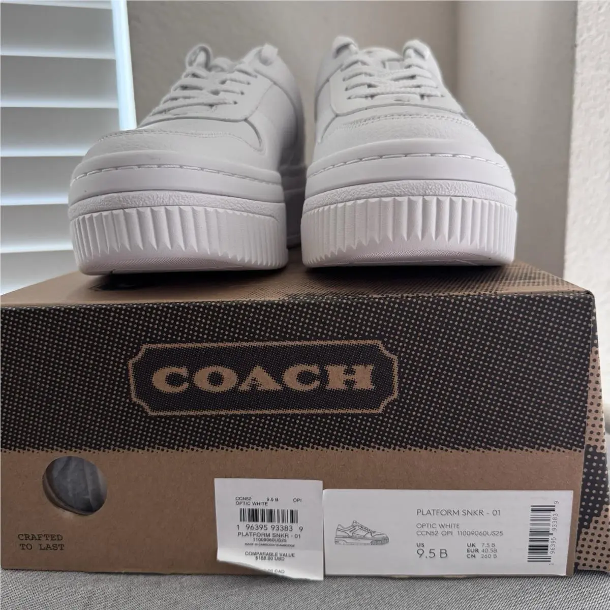 Coach shoes - Coach Platform Sneaker - Platform Sneaker - CCN52 - Optic White (UPC: 196395933839) 13