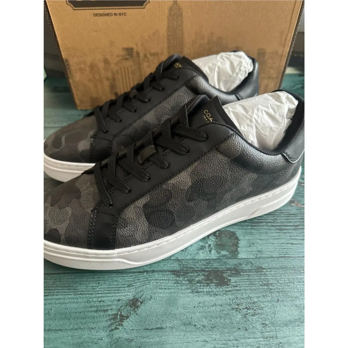 Coach shoes - Chalk Sport Red - Chalk Sport Red - CZ556 - camo black 0
