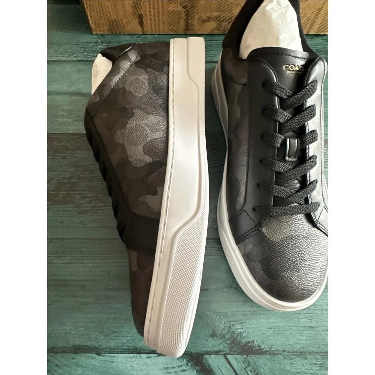 Coach shoes - Chalk Sport Red - Chalk Sport Red - CZ556 - camo black 3