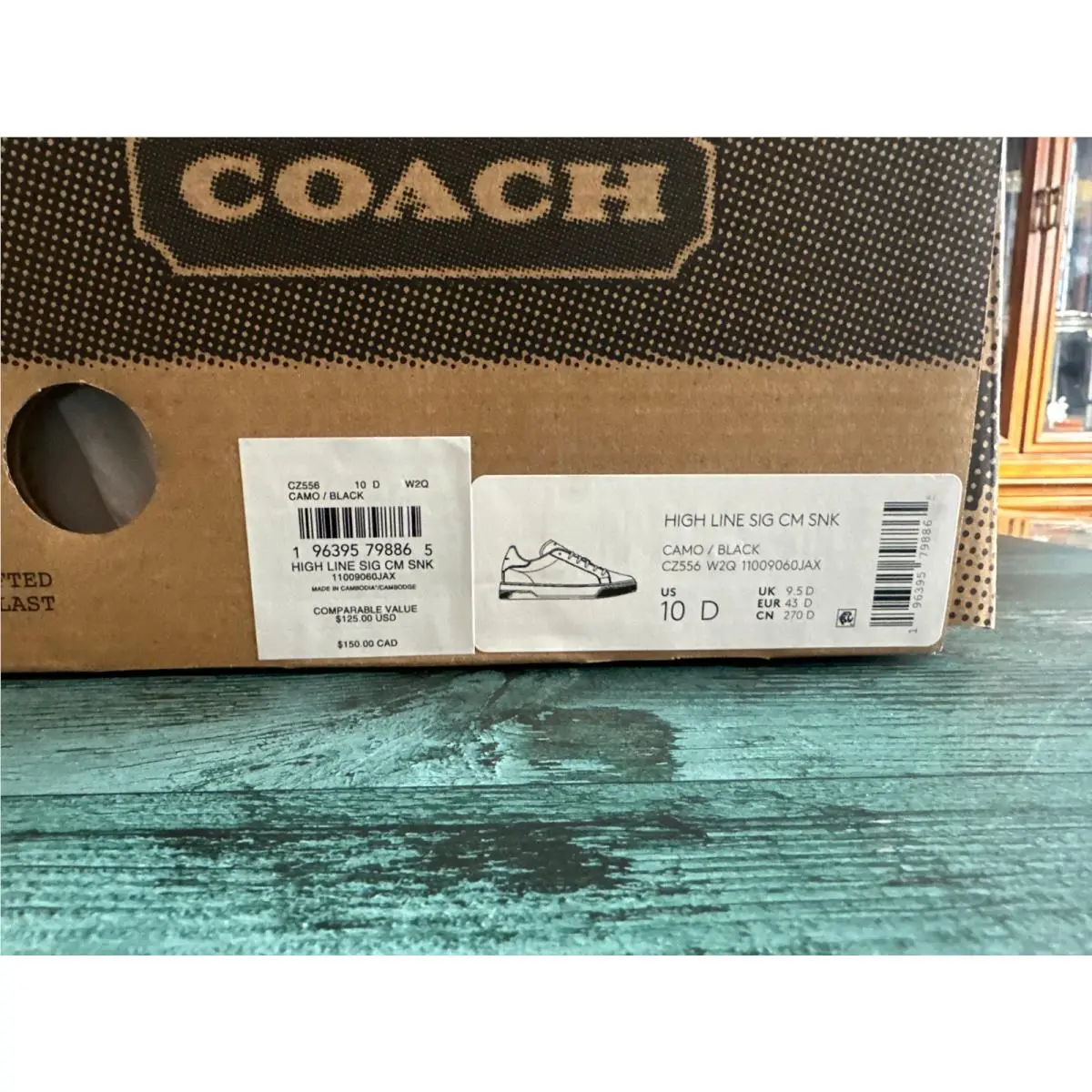 Coach shoes - Chalk Sport Red - Chalk Sport Red - CZ556 - camo black 5