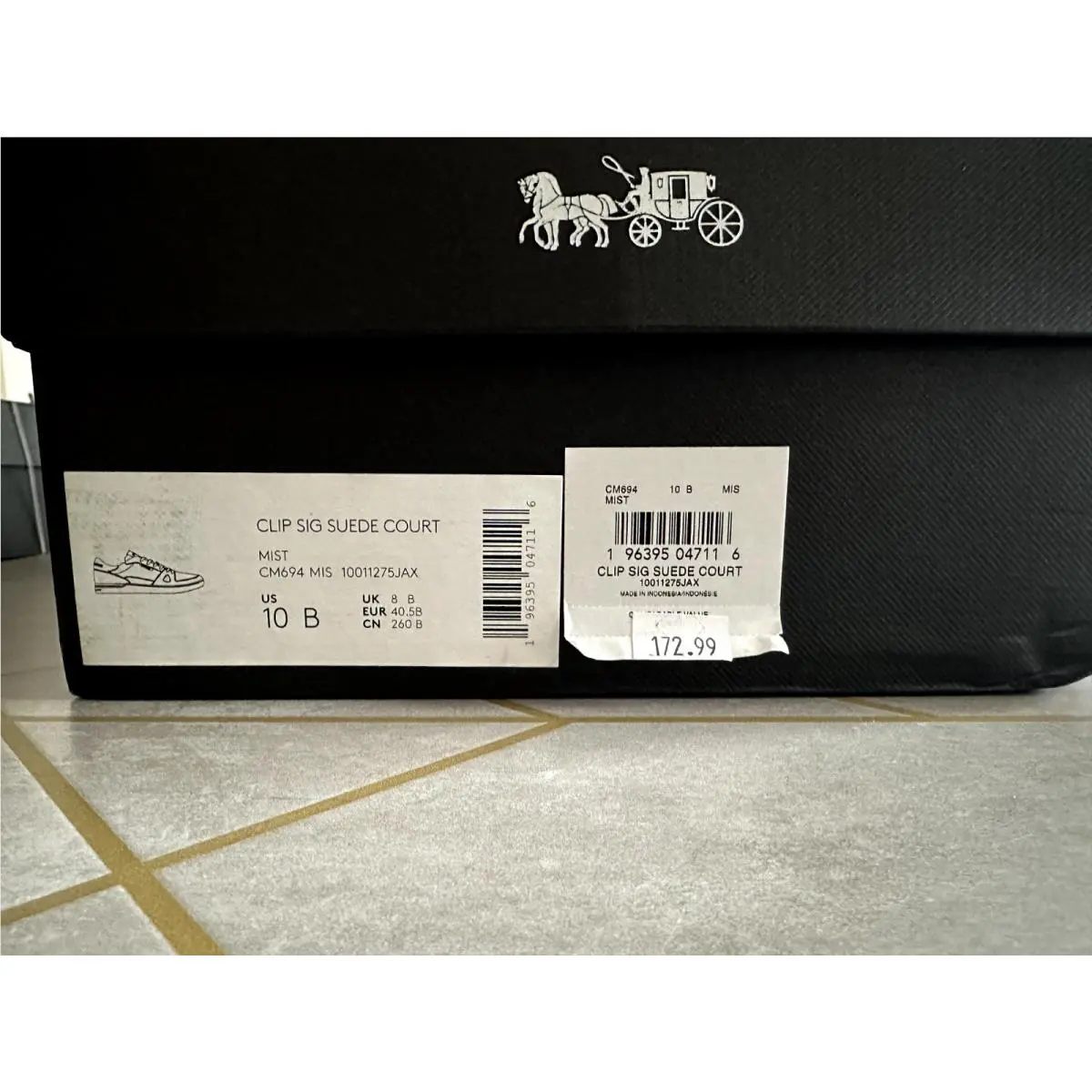Coach shoes - CM694 - CM694 - Gray (UPC: 196395047307) 10