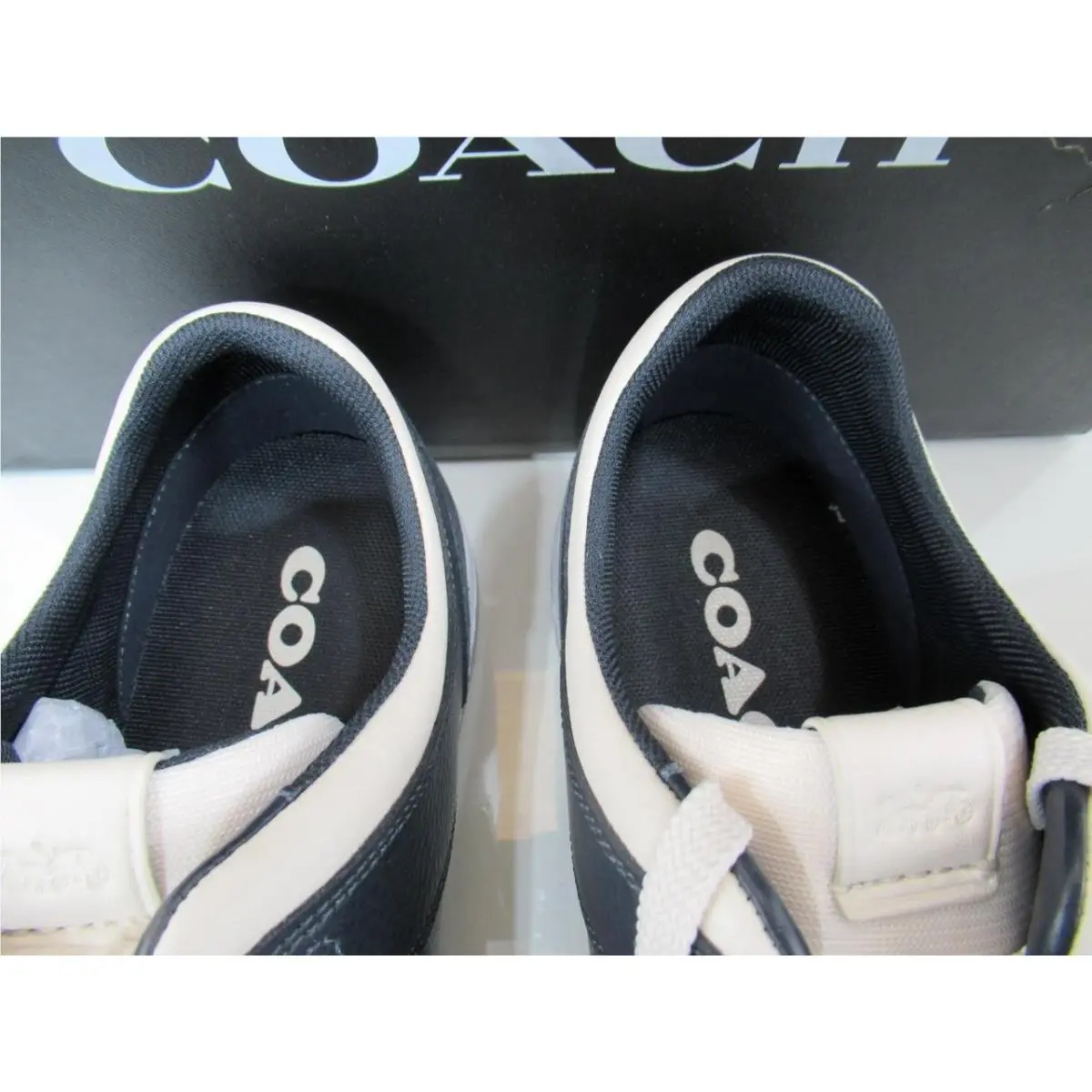 Coach shoes - Coach Mixed C201 Material Sneaker - C201 - Blue (UPC: 196395031313) 6