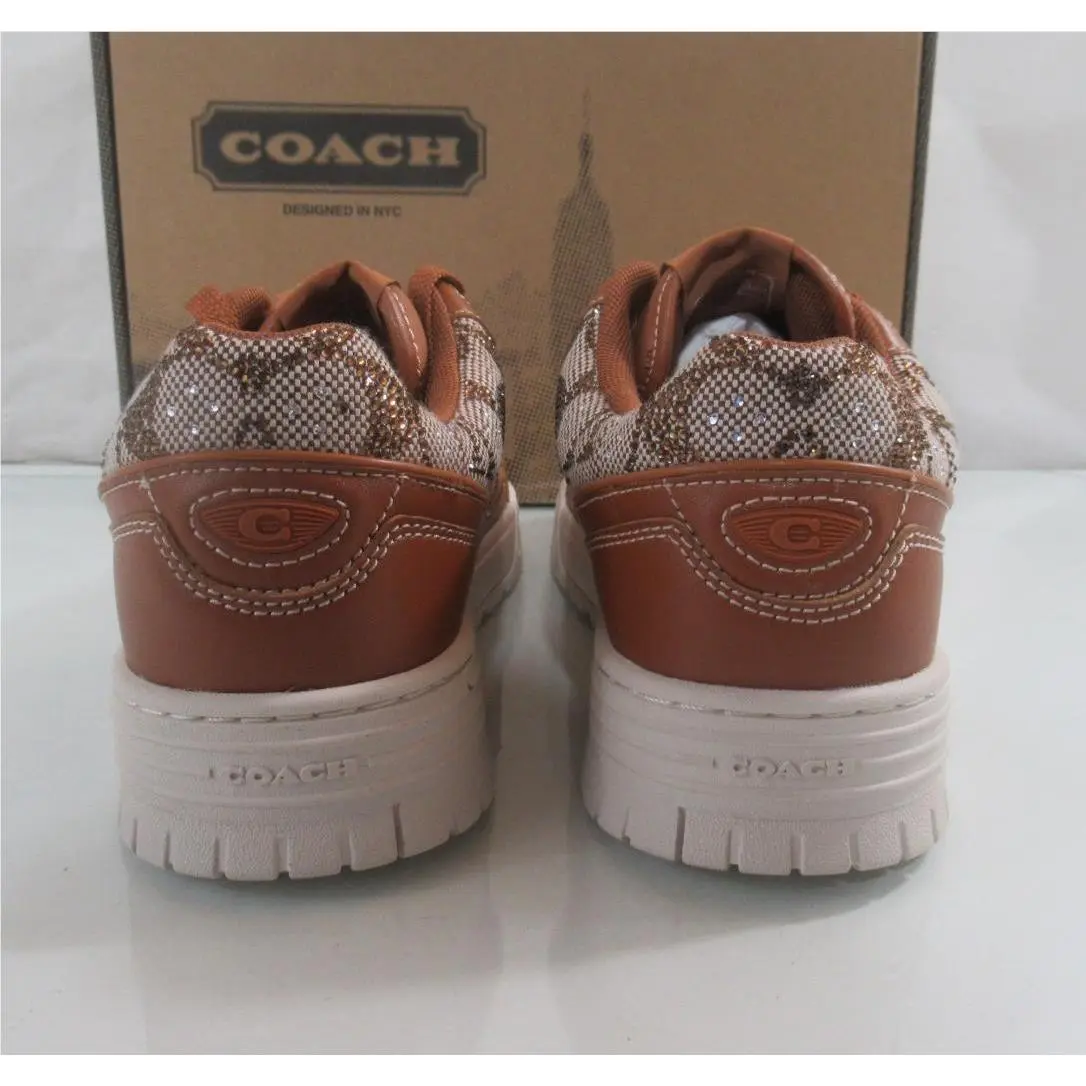 Coach shoes - Coach Crystal Jacquard Soho Sneaker - CDE26 - Brown (UPC: 198685085426) 5