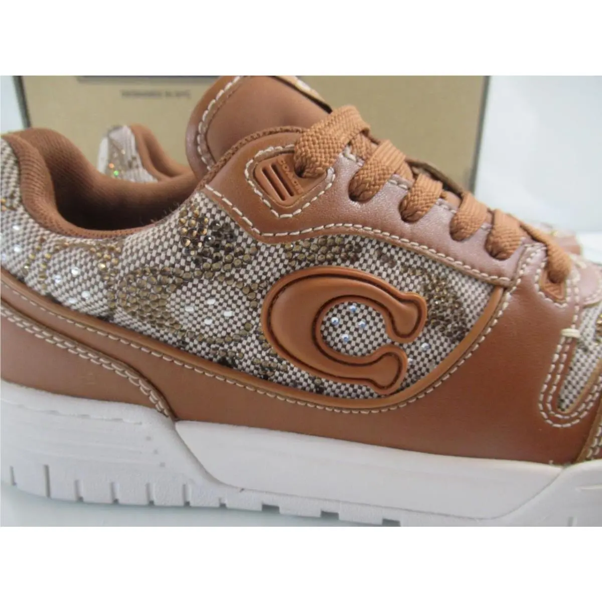 Coach shoes - Coach Crystal Jacquard Soho Sneaker - CDE26 - Brown (UPC: 198685085426) 6
