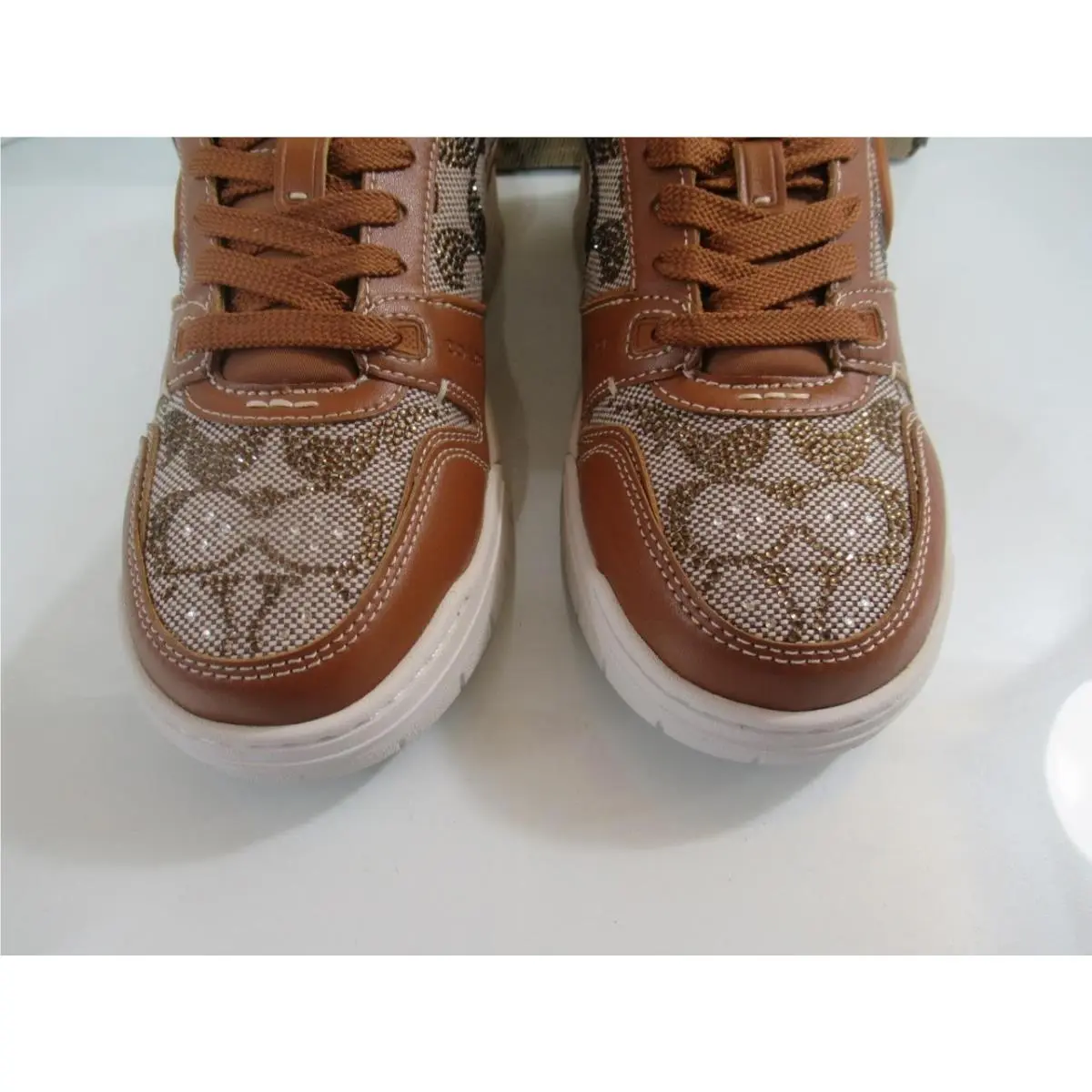 Coach shoes - Coach Crystal Jacquard Soho Sneaker - CDE26 - Brown (UPC: 198685085426) 7