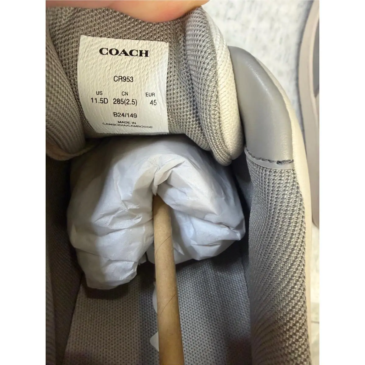 Coach shoes - CR953 - CR953 - Gray 3