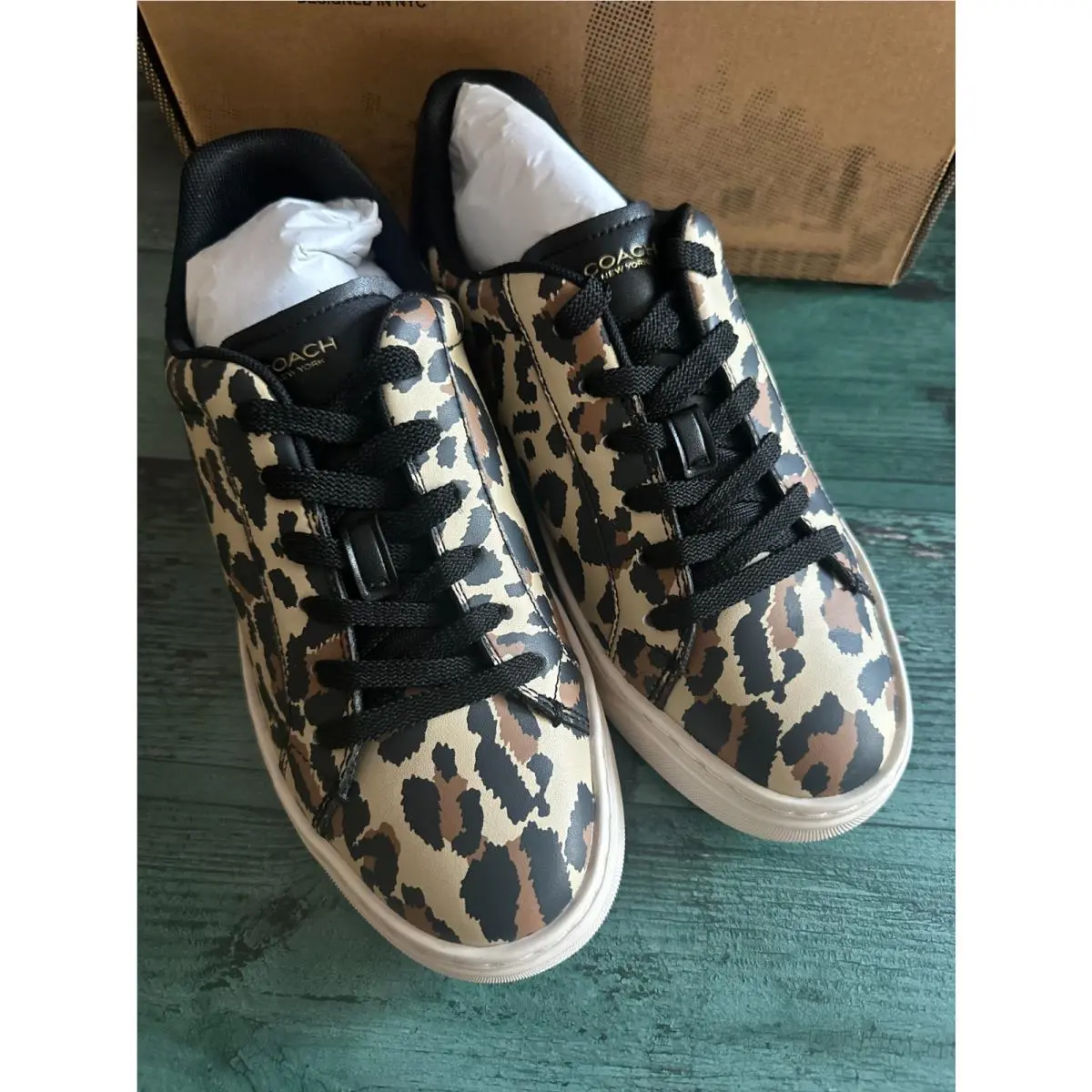 Coach shoes - Chalk Sport Red - Chalk Sport Red - Cz361 - BLACK LEOPARD 0
