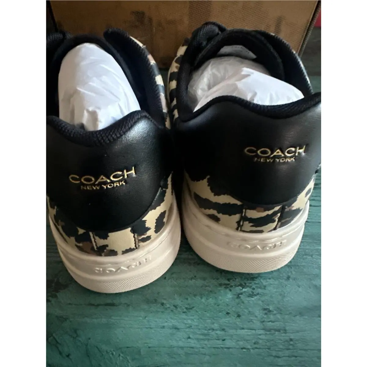 Coach shoes - Chalk Sport Red - Chalk Sport Red - Cz361 - BLACK LEOPARD 4