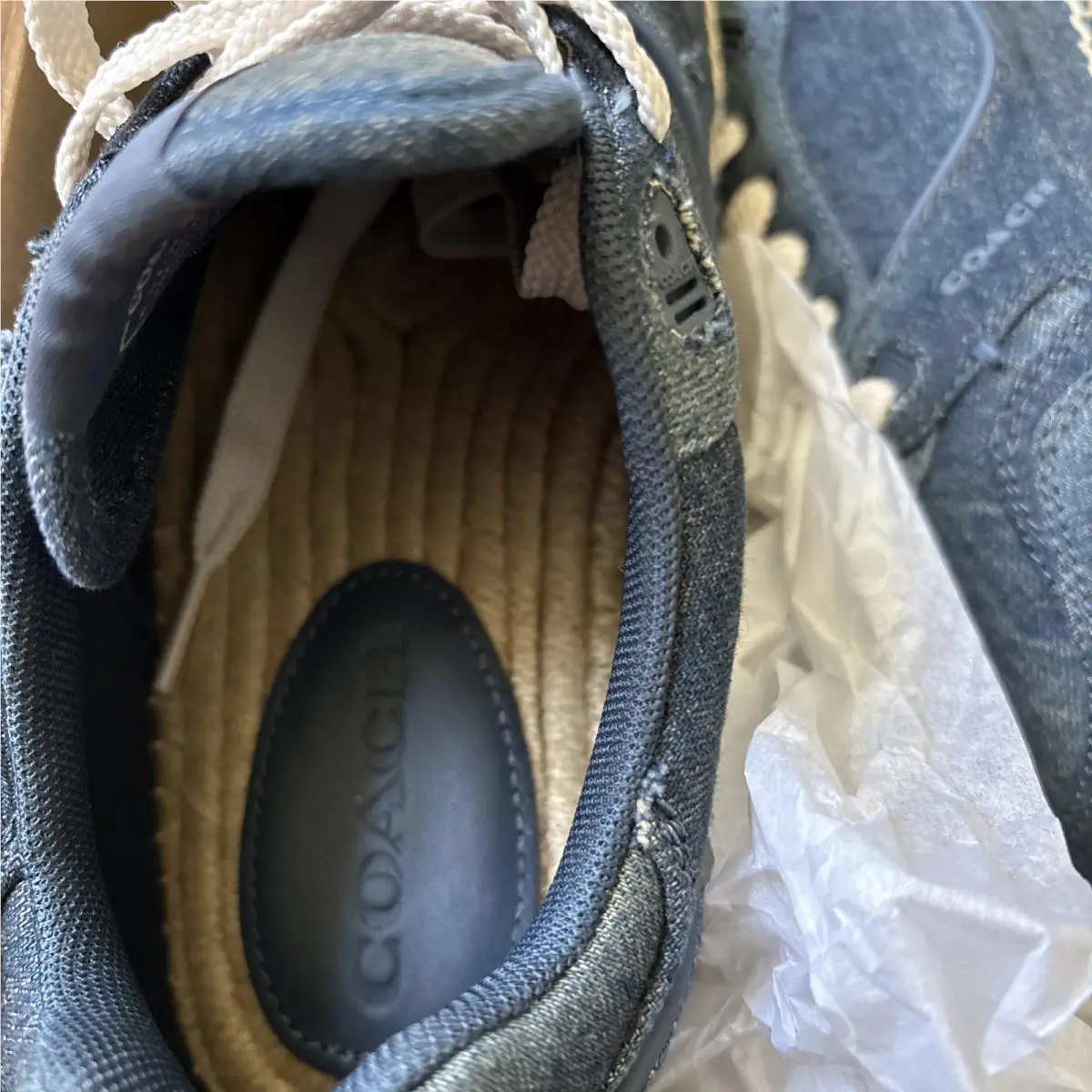 Coach shoes - COACH Soho ESPDRLE Signature - Soho ESPDRLE Signature - CEE49 - Blue (UPC: 0198685141139) 13