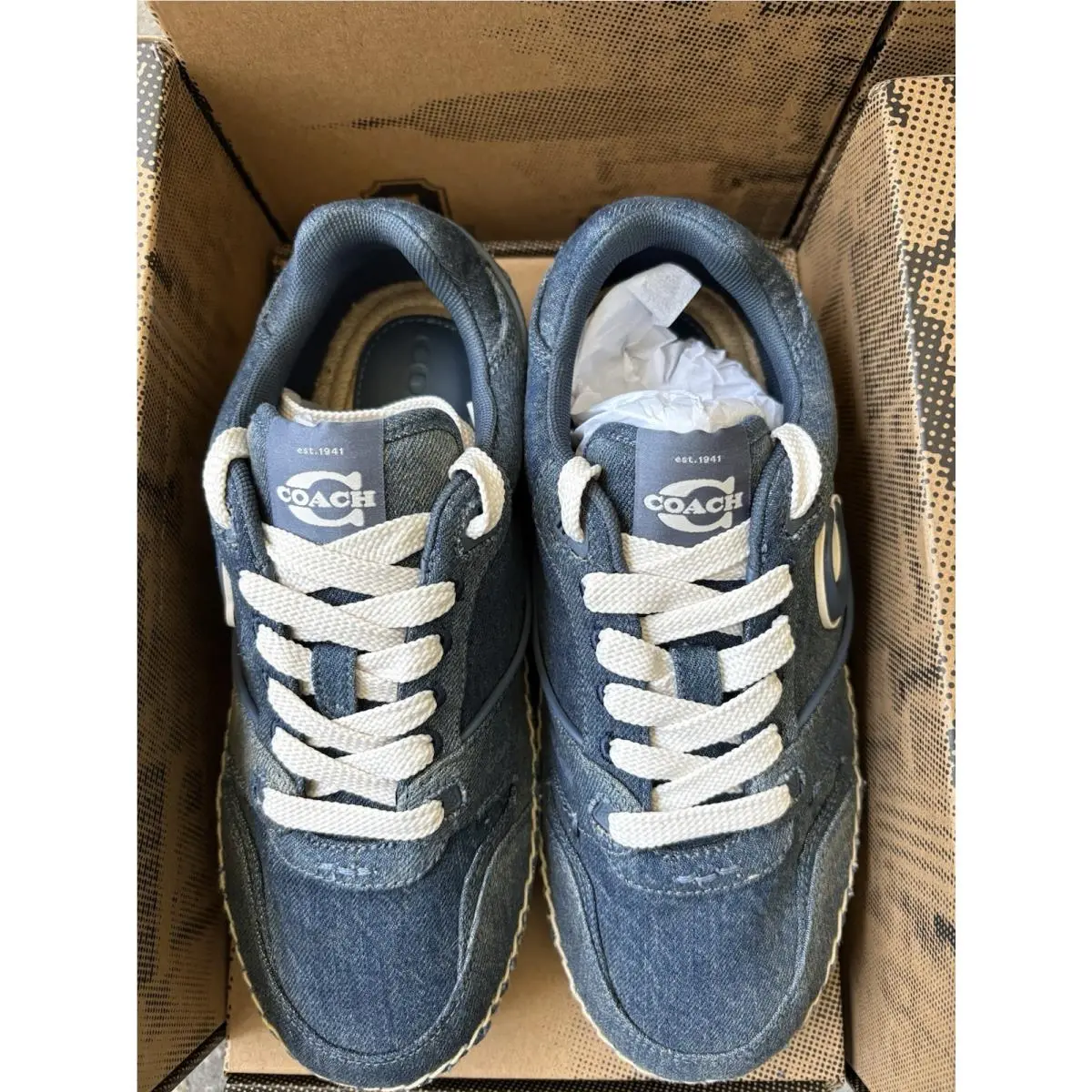 Coach shoes - COACH Soho ESPDRLE Signature - Soho ESPDRLE Signature - CEE49 - Blue (UPC: 0198685141139) 0