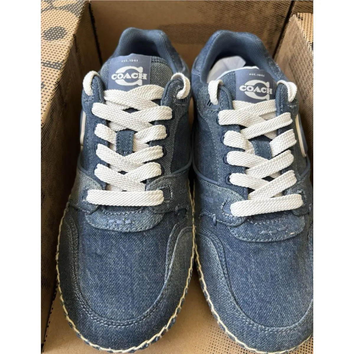 Coach shoes - COACH Soho ESPDRLE Signature - Soho ESPDRLE Signature - CEE49 - Blue (UPC: 0198685141139) 1