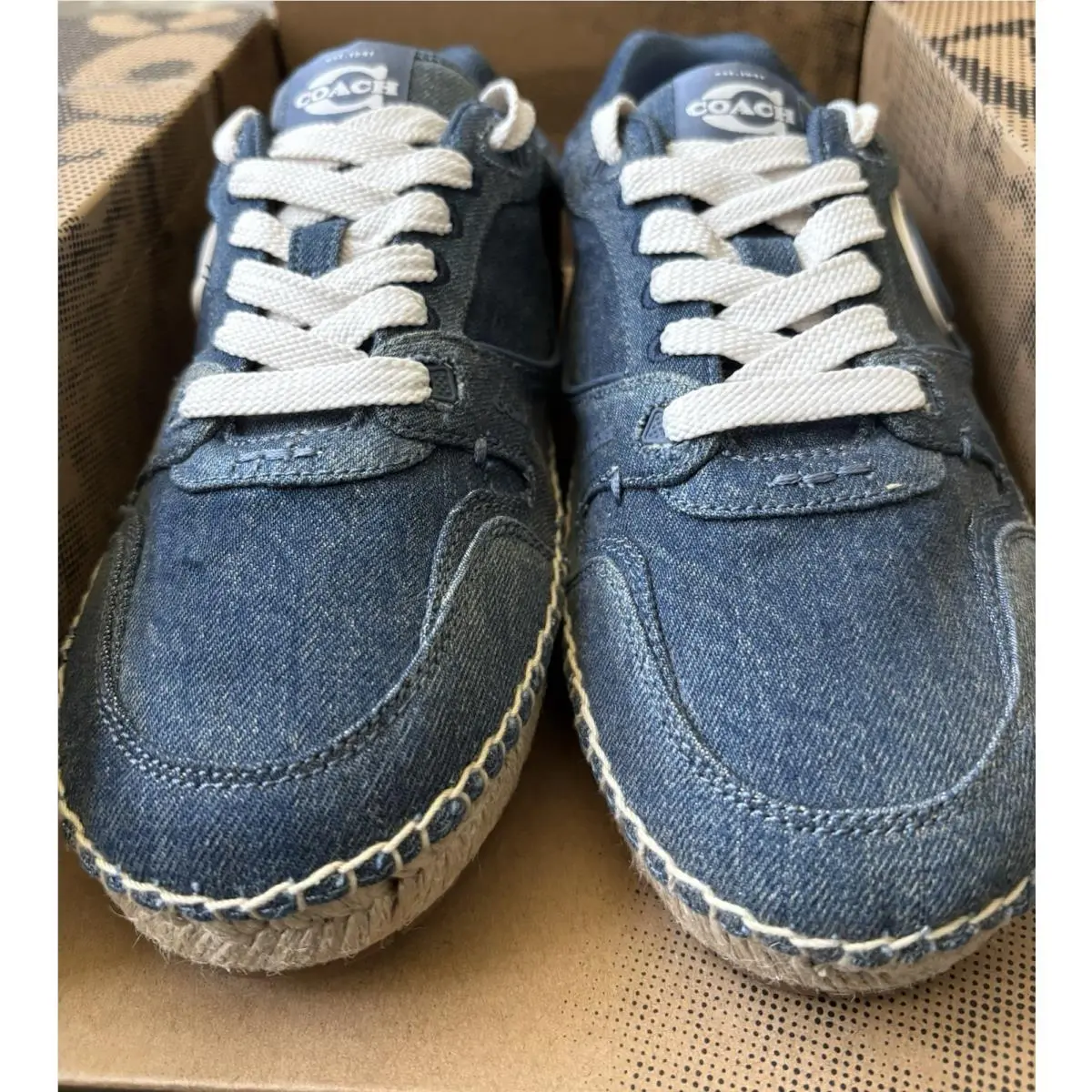 Coach shoes - COACH Soho ESPDRLE Signature - Soho ESPDRLE Signature - CEE49 - Blue (UPC: 0198685141139) 2
