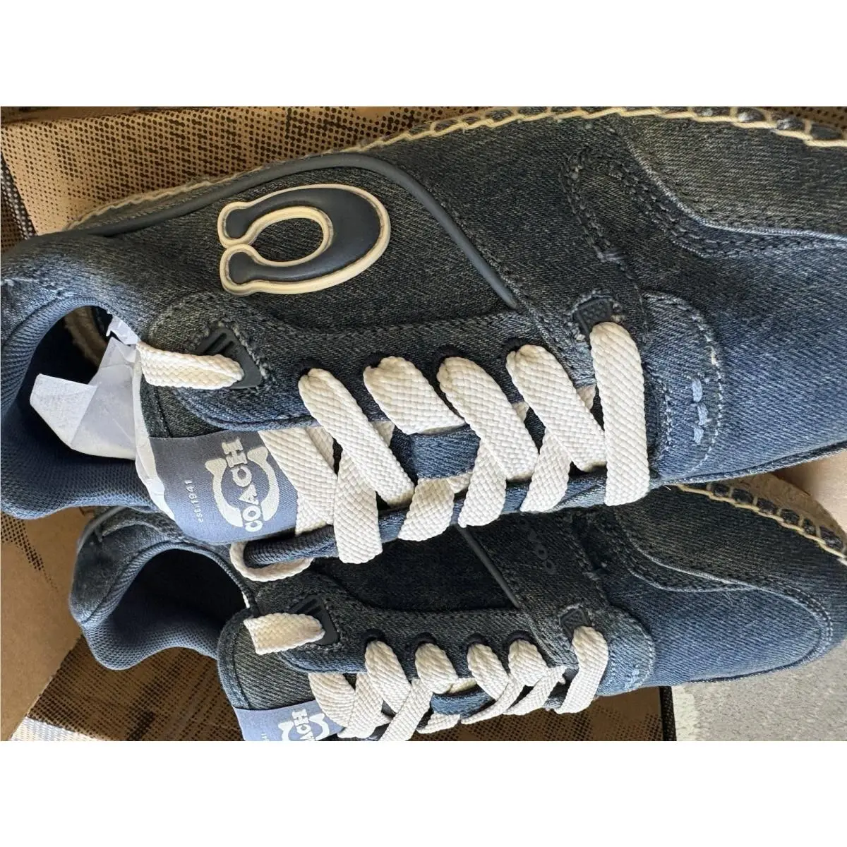 Coach shoes - COACH Soho ESPDRLE Signature - Soho ESPDRLE Signature - CEE49 - Blue (UPC: 0198685141139) 4