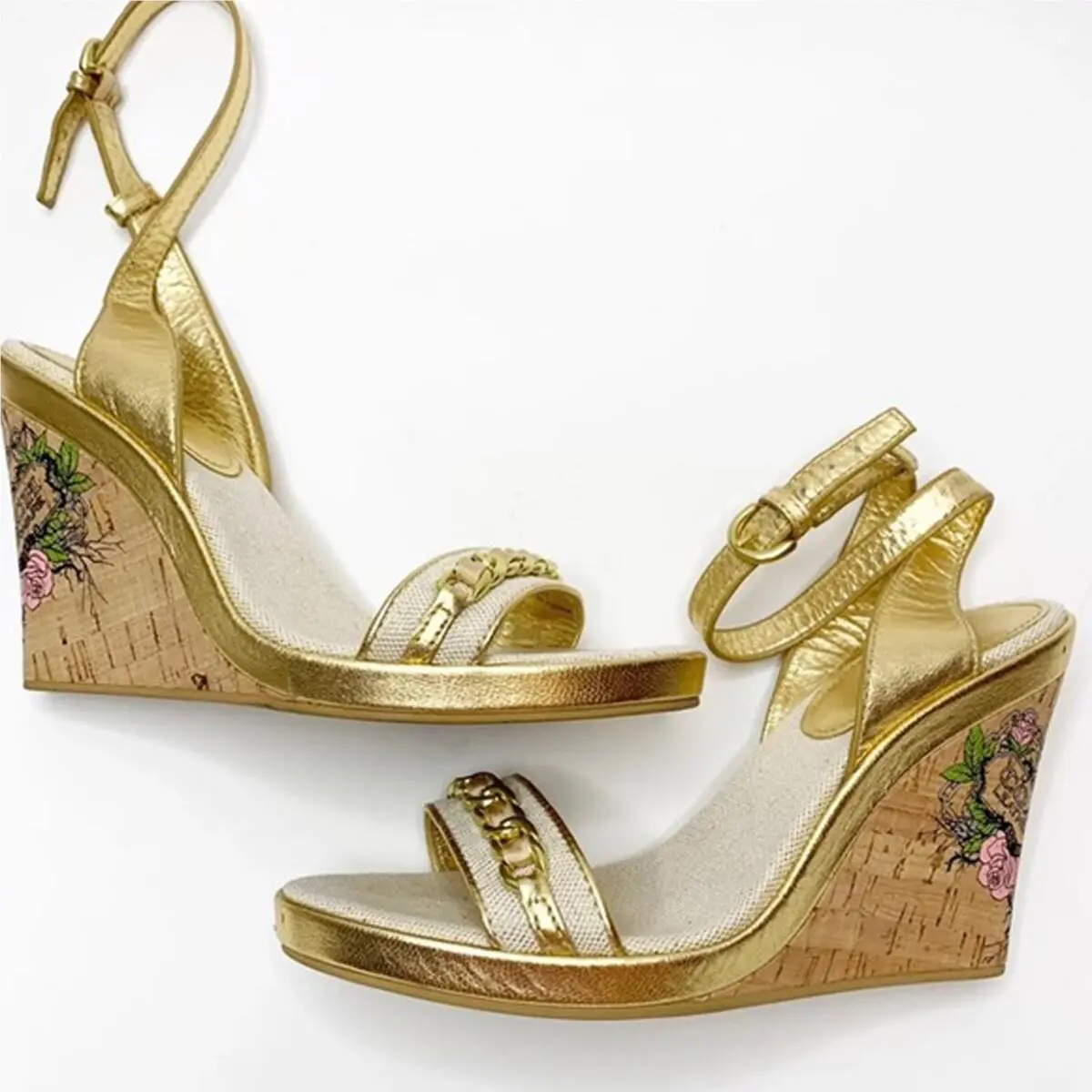 Coach shoes - A8199 - A8199 - Natural / Gold (UPC: 663360362623) 0