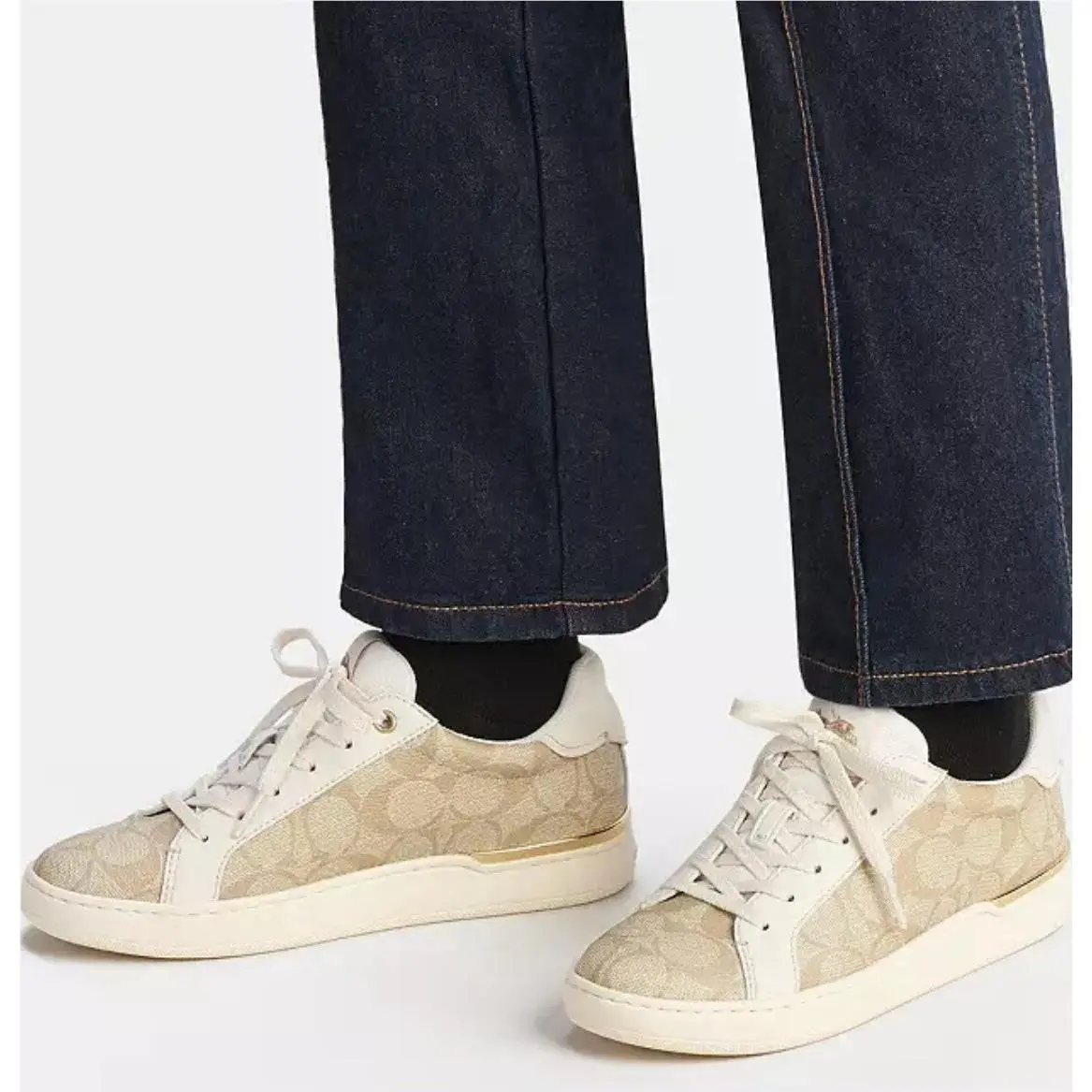 Coach shoes - Coach Clip Signature PVC - Clip Signature PVC - CH099 - Light Khaki/Chalk (UPC: 0195031796432) 3