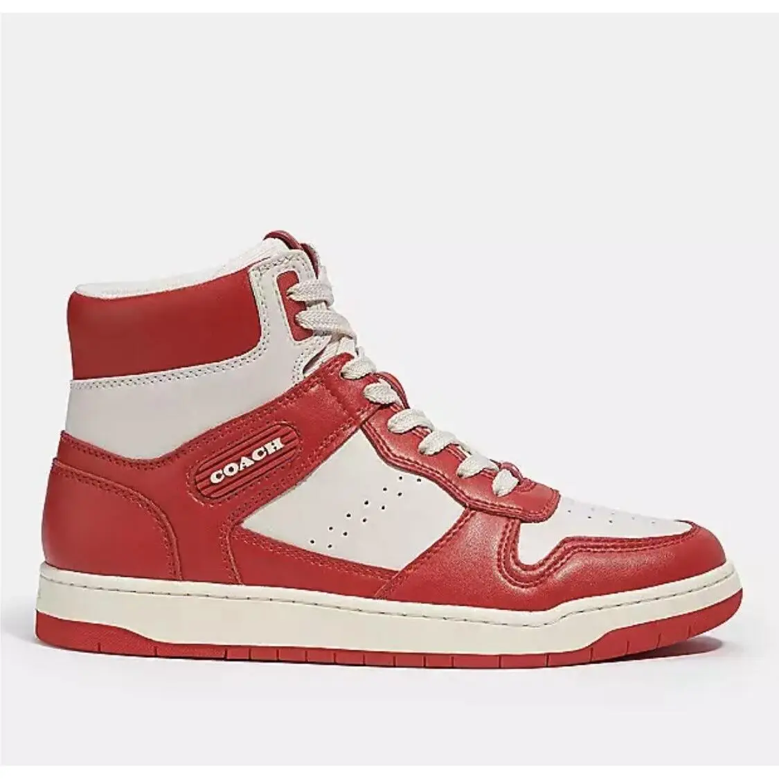 Women`s High Top Leather Sneakers US Size 9.5B CG624 by Coach