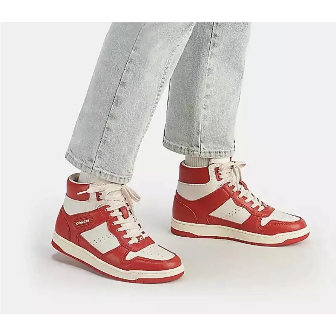 Coach shoes - COACH Luxury - Luxury - CG624 - Sport Red/Chalk (UPC: 0195031764233) 3