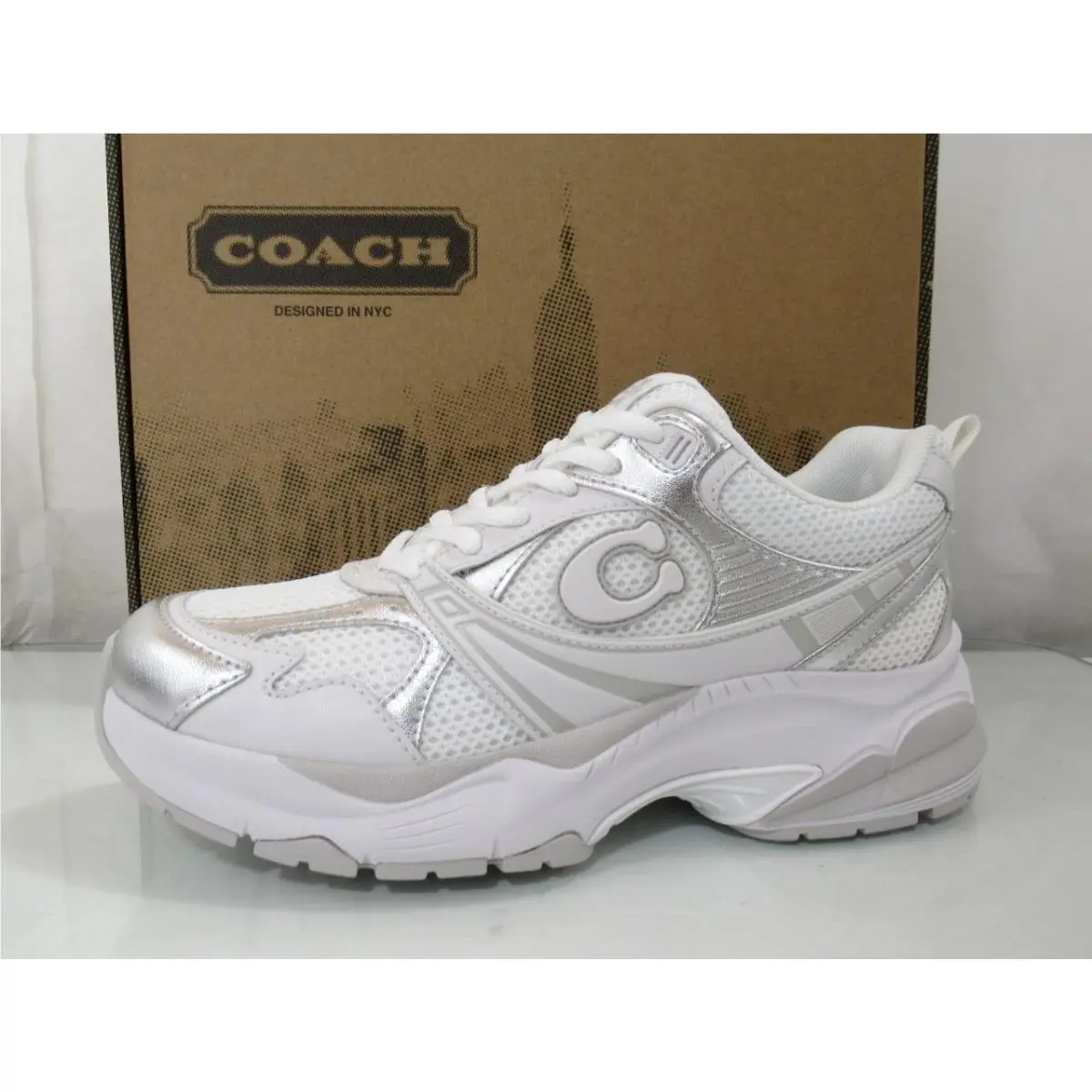 Coach shoes - Coach Mesh Sneaker - Mesh Sneaker - CAQ29 - Gray (UPC: 196395759309) 0