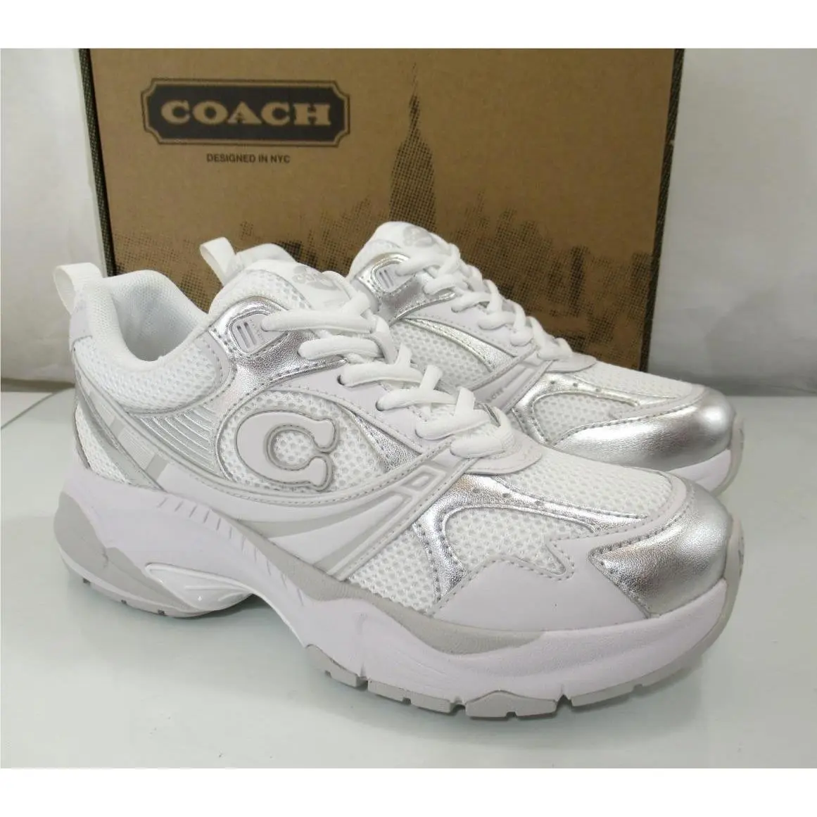Coach shoes - Coach Mesh Sneaker - Mesh Sneaker - CAQ29 - Gray (UPC: 196395759309) 1