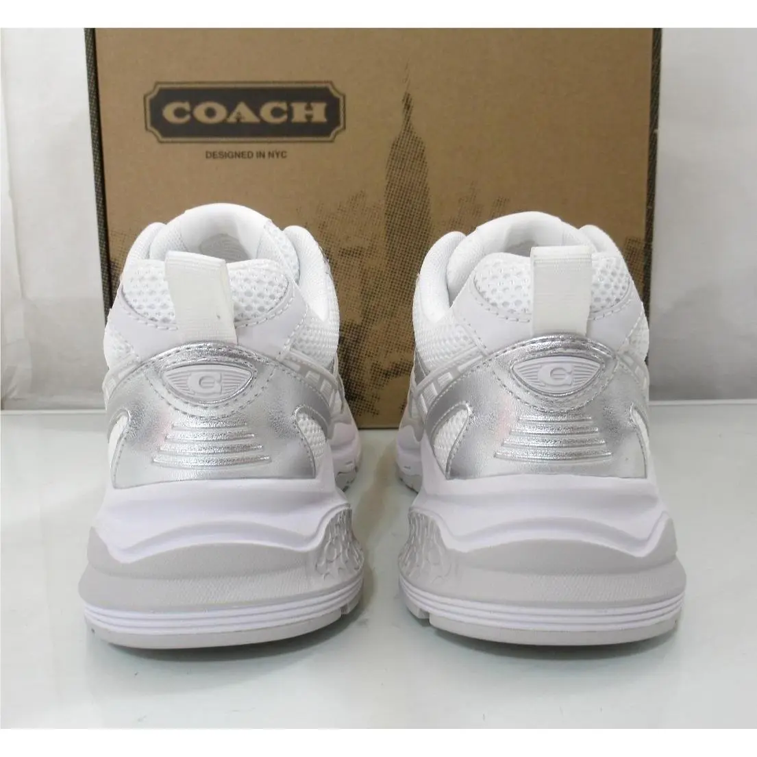 Coach shoes - Coach Mesh Sneaker - Mesh Sneaker - CAQ29 - Gray (UPC: 196395759309) 6