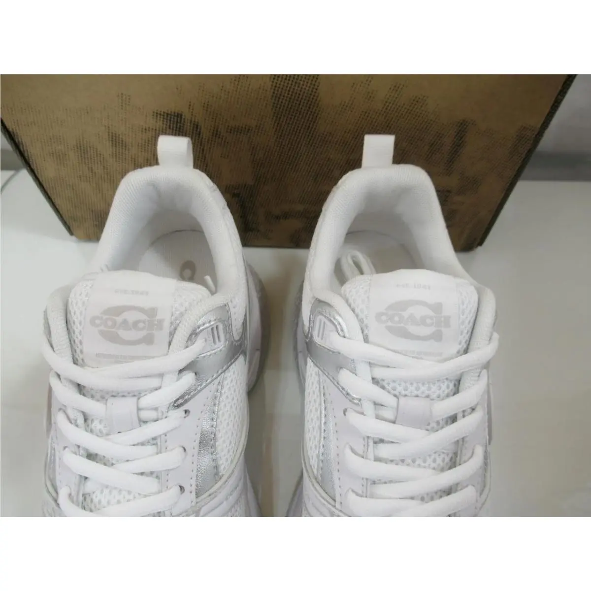 Coach shoes - Coach Mesh Sneaker - Mesh Sneaker - CAQ29 - Gray (UPC: 196395759309) 3