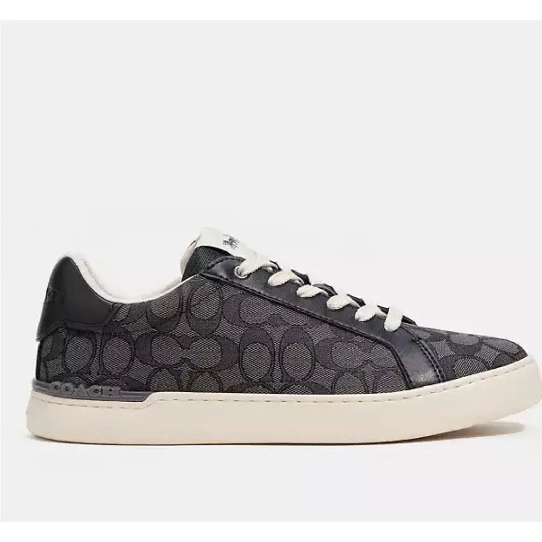 Coach shoes - Coach Clip Jacquard Low Top - CI077 - Black (UPC: 0195031842313) 0