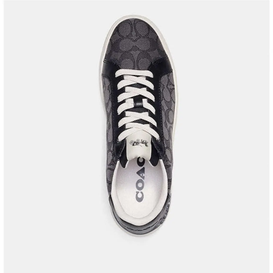 Coach shoes - Coach Clip Jacquard Low Top - CI077 - Black (UPC: 0195031842313) 1