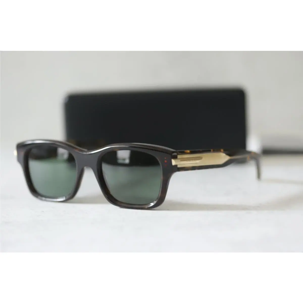 Square Men’s Havana Sunglasses by Givenchy